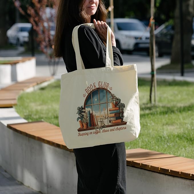 Tote Bag For Women Man, Reusable Work Shopping Grocery Shoulder Bags