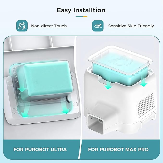 N60 Pet Odor Eliminator for Petkit Purobot Ultra, 3 Pack Pet Odor Control