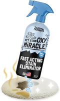 Sunny & Honey Oxy Pet Stain and Surface Odor Remover - Fast Acting Carpet Cleaner Spray to Eliminate Dog Pee, Vomit, and Stubborn Stains - Unscented, 32oz