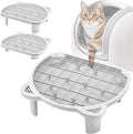 Litter Catching Step for Cat Litter Box, Litter Trap Stool for Automatic Litter Box Self Cleaning, Litter Collection Stairs, Litter Catcher Ramp for Old Geriatric Senior Cat or Kitten
