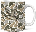 Mallard Duck Camo Mug 11 oz, Mallard Duck Hunting Gifts Coffee Cups Ceramic, Wildlife Ducks Lover Gifts Ceramic Mug for Coffee Tea Hot Cocoa Home Office Work