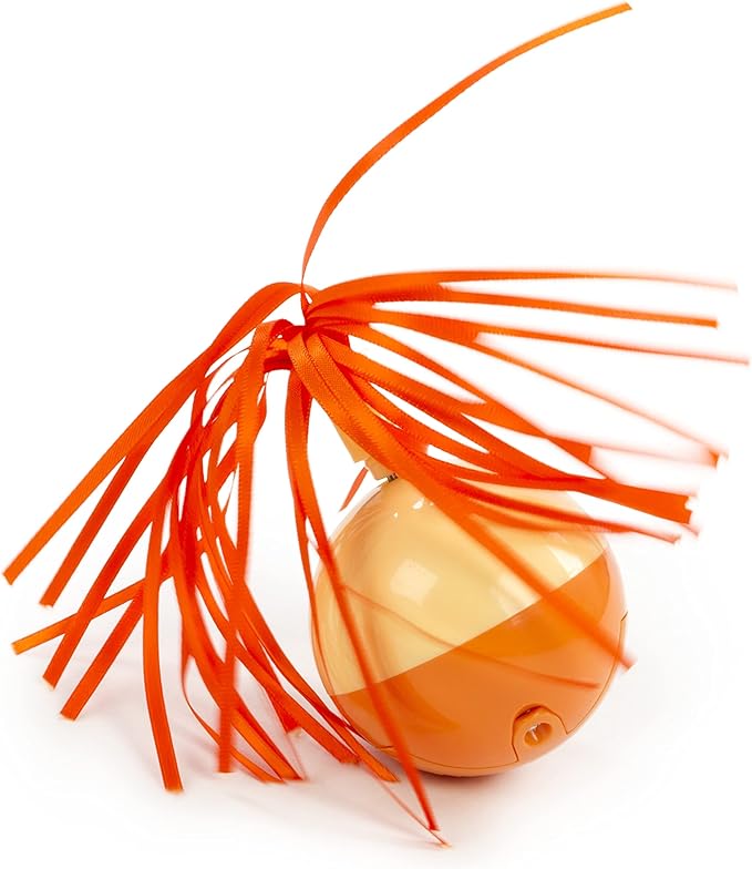 SmartyKat (2 Count) Twirly Top Electronic Motion Ball Cat Toy, Battery Powered - Randomly Selected Color, 2 Count