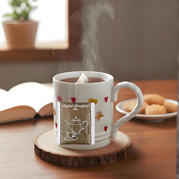 Floral Mom Mug Gift Pack — Ceramic Mother's Day Mug with Beautiful Patterns, Included English Breakfast Tea, Gift Boxed — Thoughtful Birthday or Mother's Day Present