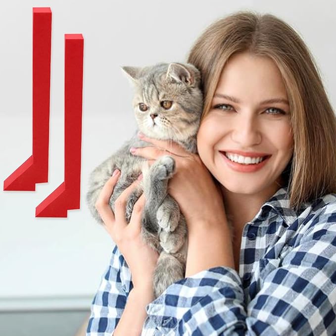 6 Pack Red Foams for Els Pet Litter Box, Replacement Parts for Self-Cleaning Cat Litter Box, Precisely Cut EVA Material, Prevents Cat Litter from Spilling