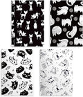 Cat Lined Notebooks for Work, 4 Pcs A5(8.26x5.7inch) College Ruled Notebook Journal for Women, Cute Notepads Journals for Writing, Cute Diary Stationary Cat Lover Gifts 2