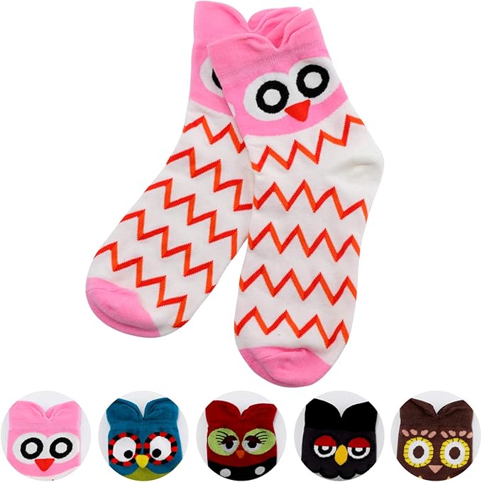 Jeasona Women's Cat Socks Cat Gifts Cute Animal Socks Dog Owl Gifts for Women