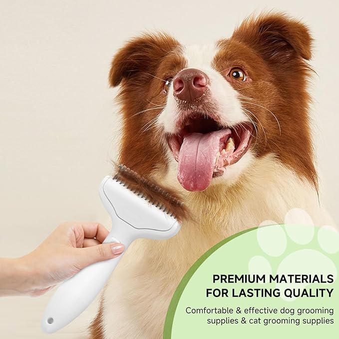 Pet Steam Brush for Dog & Cat – 3-in-1 Spray Hair Removal Comb for Shedding & Grooming, Softens Fur & Reduces Static – Water Brush for Long & Short Coats, Bath-Hating Pets, Includes Waterless Shampoo