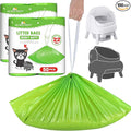 100 Count Cat Litter Bags Liners Compatible with Neakasa M1 and Petpivot Self Cleaning Cat Litter Box Replaced Waste Bags with Drawstring Heavy Duty Leak-proof 27" x 13"