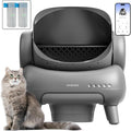 Neakasa M1 Open-Top Self Cleaning Cat Litter Box + Replaced Waste Bags-2 Rolls, Automatic Cat Litter Box with APP Control, Odor-Free Waste Disposal Includes Trash Bags