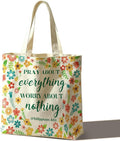 Tote Bag For Women Man, Reusable Work Shopping Grocery Shoulder Bags