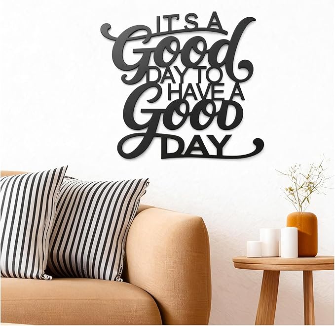 MDFUGEG Motivational Metal Wall Decor - Inspirational Wall Art with Positive Affirmations for Office/Living Room,Encouragement Gifts