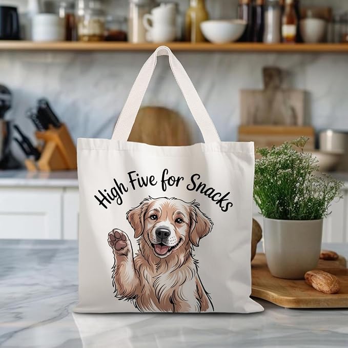 Canvas Tote Bag Aesthetic,Zoon Cow Dog Cat Tote Bag,Gifts for Women Canvas Tote Bags