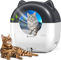 Self Cleaning Litter Box,76L Automatic Cat Litter Box Self Cleaning with APP Control,Low Noise,Safety Protection,Roll Garbage Bags,Deodorizer and Cleaning Brush for Multiple Cats