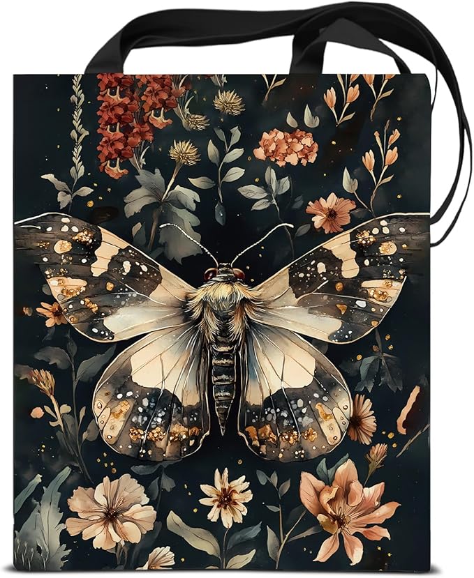 Canvas Tote Bag for Women Aesthetic Reusable Grocery Shoulder Bag for Shopping Work Travel Beach Teacher-05