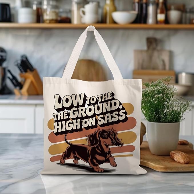 Canvas Tote Bag Aesthetic,Zoon Cow Dog Cat Tote Bag,Gifts for Women Canvas Tote Bags