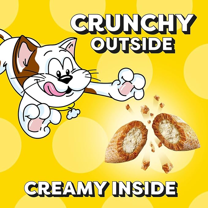 Temptations Cat Treats Classic Crunchy and Soft Cat Treats Variety Pack,6.3 oz. Pouches,(Pack of 12)