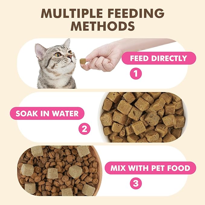 Freeze Dried Dog & Cat Treats – Single Ingredient Chicken Liver, High Protein Training Treats & Food Topper, 3.5 oz