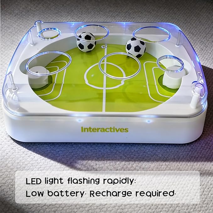 Electric Cat Ball Toy - Interactive Soccer Ball with Catnip, Automatic Rolling Cat Toy for Indoor Training Exercise Mental Stimulation Hunting Simulation Floor Play Travel