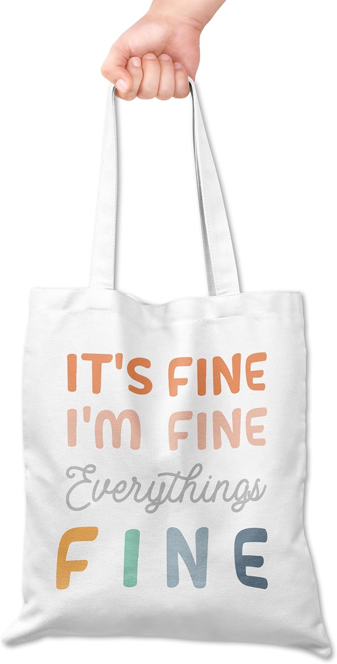 Grace Yonks Cute Canvas Tote Bag – Aesthetic Large Reusable Bag