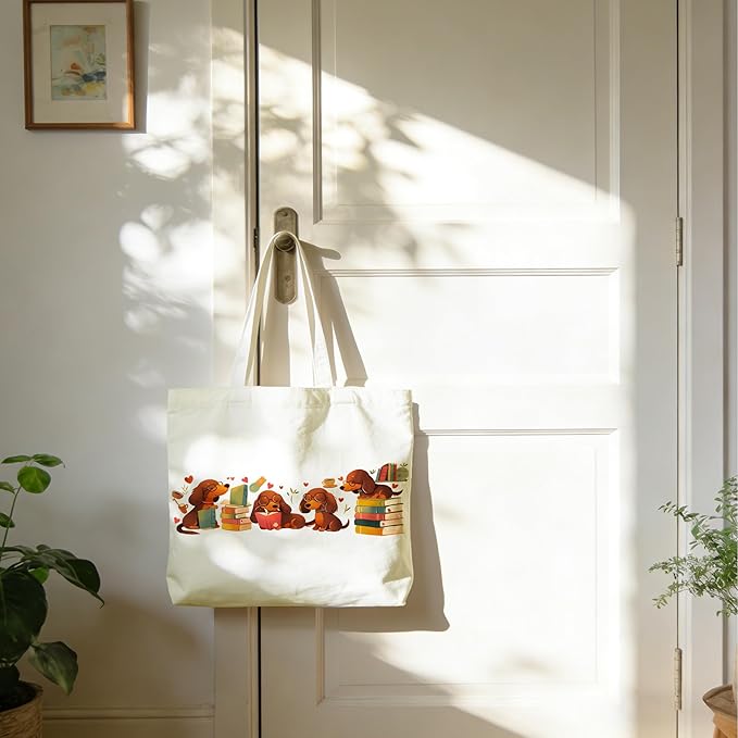 Tote Bag For Women Man, Reusable Work Shopping Grocery Shoulder Bags