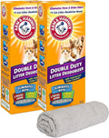 PURPUR Cloth and Litter Baking Soda Double Duty Cat Litter Deodorizer, 30 OZ (2 Boxes) Bundle