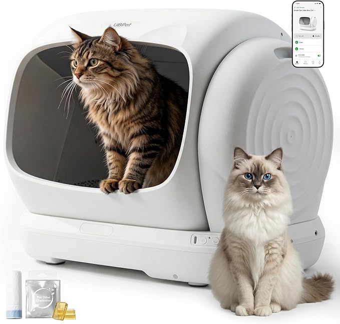 Self Cleaning Litter Box, Low Entrance Automatic Cat Litter Box