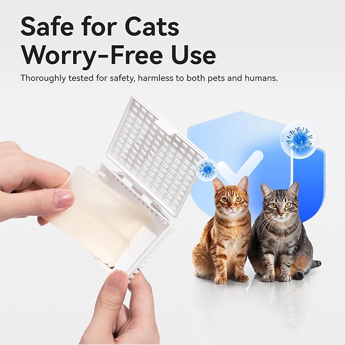 CATLINK C70 Odor Eliminator Replacement for All Self-Cleaning Cat Litter Box, Cat Toilet Odor Control, 3Pcs