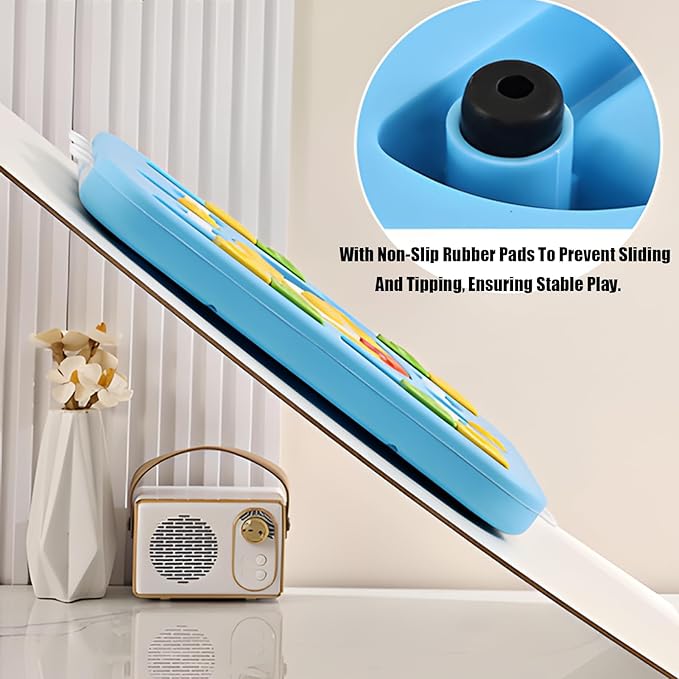 Cat Puzzle Feeder with Sound: 4-in-1 Interactive Stimulating Toys for Cats and Large & Small Dogs, Dog Enrichment Toys & Cat Puzzle Toy to Prevent Boredom and Overeating (L-Level4-Pink)