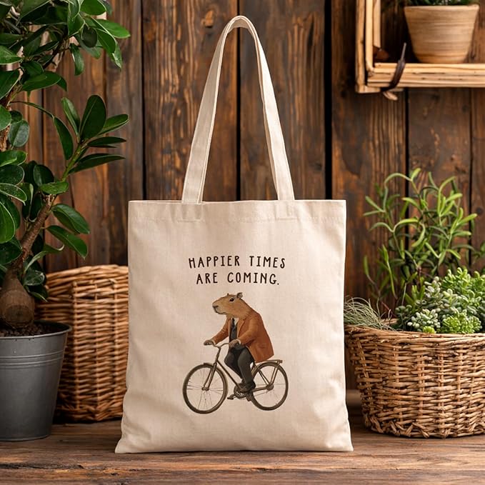 Cute Animal Tote Bag, Animal Lover Gift, Canvas Tote Bag for Women, Reusable Shopping Bags for Casual Shopping Work