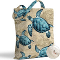Hanamiya Na Tote Bag with Zipper Pockets, Tote Bag Reusable Shopping Grocery Bags Birthday Gifts for Women, Weekender Bags