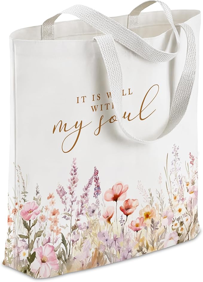 Gifts for Women, Canvas Tote Shopping Reusable Grocery Gift Bags