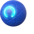 Smart Interactive Dog Ball Toy for Small Dogs and Cats, LED Light-Up, Automatic Motion Ball for Indoor Play, Blue, 2.1inch