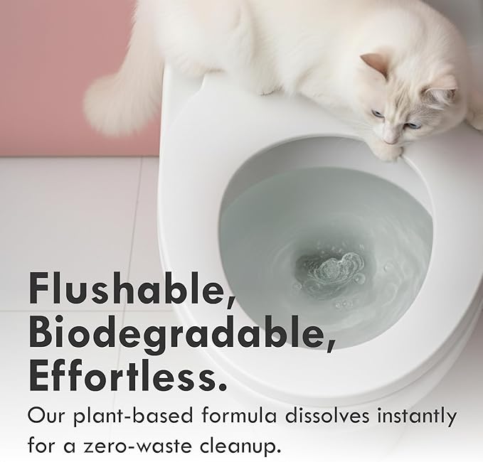 Lady N Cat Attract Tofu Litter – Natural Attractant Formula for Litter Box Training, Calming Pheromone for Multi-Cat Homes, Granular Mini-Pellet Shape for Self-Cleaning Box, 9lb