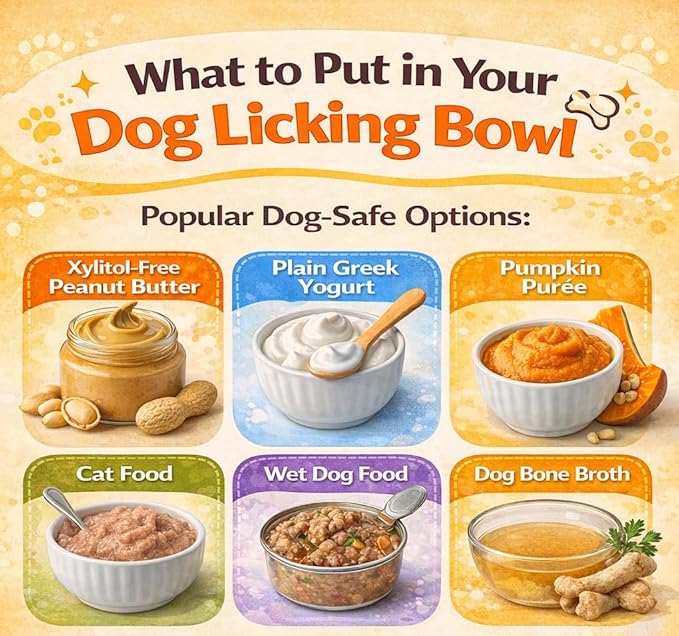 Slow Feeder Dog Lick Bowl for Liquid Treats, Rolling Ball Treat Dispenser, Anti-Slip Enrichment Feeder for Bone Broth, Yogurt & Wet Food, for Dogs & Cats (Grey)