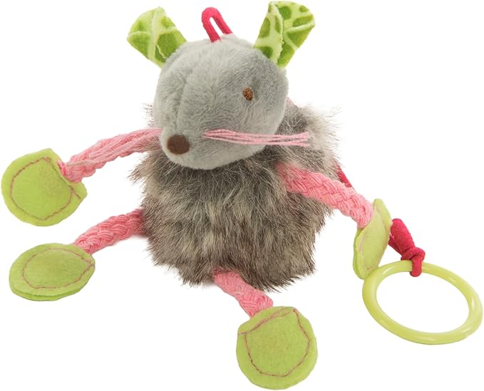 SmartyKat (3 Count) Bouncy Mouse Bungee Dangler Plush Cat Toys - Multi Color, 3 Count