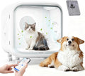 Upgrade 75L Large Automatic Cat Dryer Box with Pet Towel -360° Rapid Drying and APP Control, Smart Safe Temperature & Overheat Protection, Ultra-Quiet & Grooming Box for Cats and Small Dogs