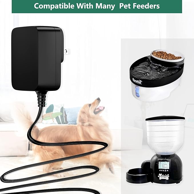 Cat Litter Box Adapter Automatic Self-Cleaning Classic Power Supply Cord Cable Charger (for LitterMaid)