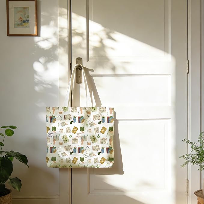 Tote Bag For Women Man, Reusable Work Shopping Grocery Shoulder Bags