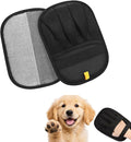 2-Pack Pet Hair Remover Gloves - Electrostatic Magic Brush Washable Reusable Dog Cat Hair Removal Tool for Furniture Clothing Carpet Car