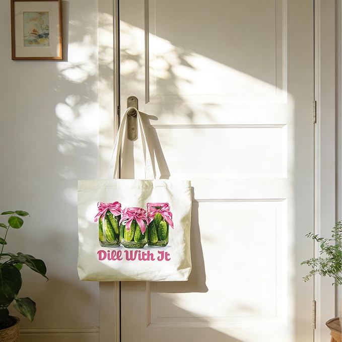 Tote Bag For Women Man, Reusable Work Shopping Grocery Shoulder Bags