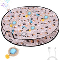 ETACCU Interactive Cat Toys Ball, Automatic Fast Rolling Ball in Play Mat, Hide and Seek Mouse Catching Game for Indoor Adult Cats, 3 Modes Motion Chirping Activated Moving Toy with LED Lights
