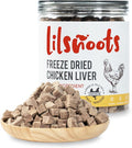 Freeze Dried Chicken Liver Dog Treats Cat Treats, Single Ingredient Liver Treats, Food Meal Topper, Rawhide Free Freeze Dried Chicken Liver High Protein, Training Pet Treats 4.6oz