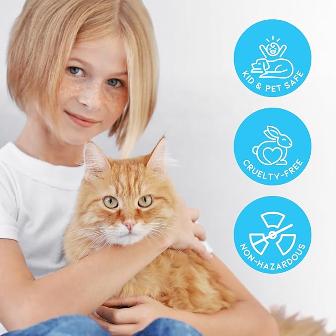 Cat Litter Deodorizer Jar (Fragrance Free, 16 Oz, Pack of 1) - Unscented Cat Litter Odor Control Gel - Cat Litter Box Pet Air Freshener - Litter Odor Eliminator to Freshen Air