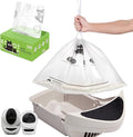 Cat Litter Box Robot 5/4/3 Waste Bags, 120 Pack Automatic Litter Box Bags, Thick Heavy Duty Cat Litter Box Liner Bags - Transparent, Sensor-compatible