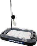 Pets First 5-in-1 NHL Edmonton Oilers Hockey Field Cat Scratcher Toy with Interactive Cat Ball Bell in Tracks