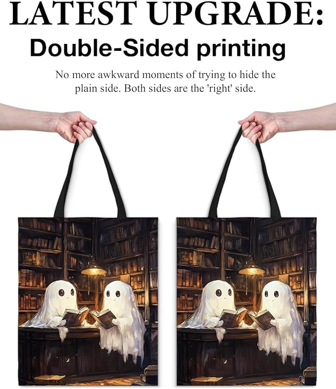 Canvas Tote Bag for Women Aesthetic Reusable Grocery Shoulder Bag for Shopping Work Travel Beach Teacher-05