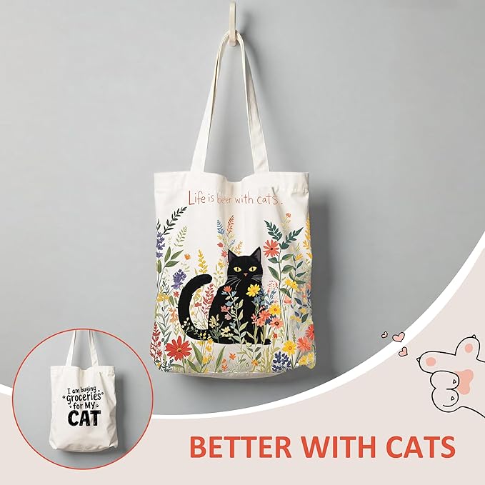 Cat Lover Gifts For Women, Cat Mom Gifts, Cat's Themed Box For Crazy Cats Lady, Mothers Day Gift For daughter, Christmas Birthday Gift For Cats Lovers Bestfriend Coworke Daughter with 16 oz Glass Cup