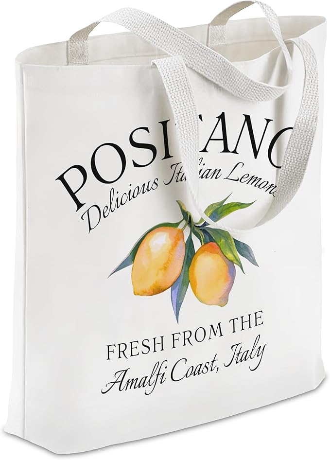 Gifts for Women, Canvas Tote Shopping Reusable Grocery Gift Bags