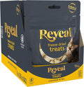 Reveal Natural Freeze-Dried Cat Treats, Single Ingredient, Grain Free, High Protein, Perfect for Training, Treating or Snacking, Chicken Breast Bites (8 x 0.88 oz Bags)