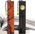 ZQZYMXQ 2Pcs Moon Cat Bookmark, 3D Fancy Bookmarks, Unique Bookmarks Black Cat Gifts (Moon Cat)